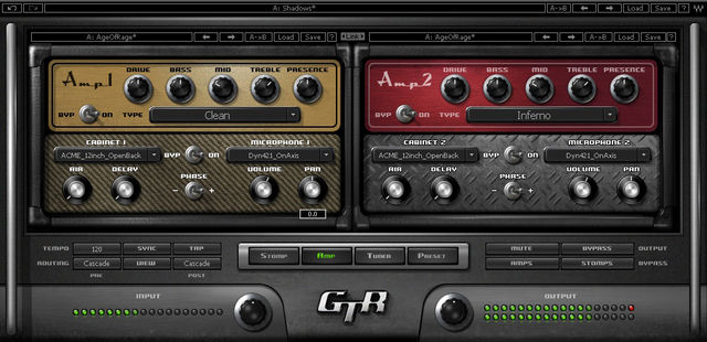 blank GTR3 now comes with 26 amps